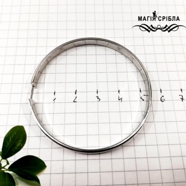 Широкі і великі сережки-кола (конго), діаметр 5,5см